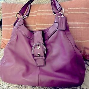 Purple Coach Purse